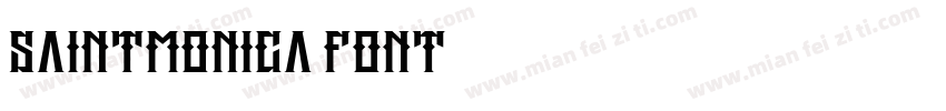saintmonica font字体转换